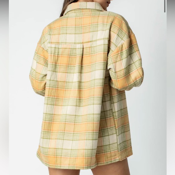 NWT Princess Polly Mila Shirt Orange Multi - Picture 3 of 7